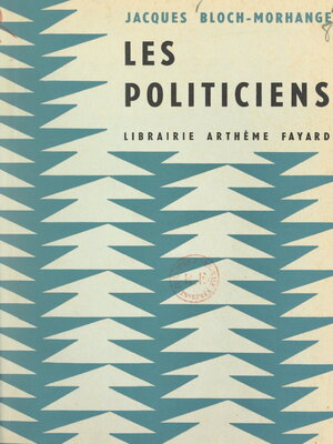 cover image of Les politiciens